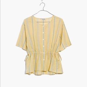 EUC Madewell Drawstring Waist Shirt